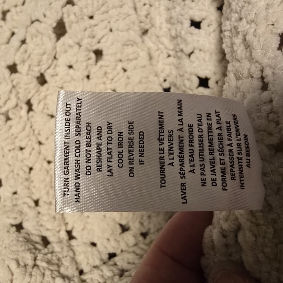 Women's Cream Sweater - Picture 5 of 5